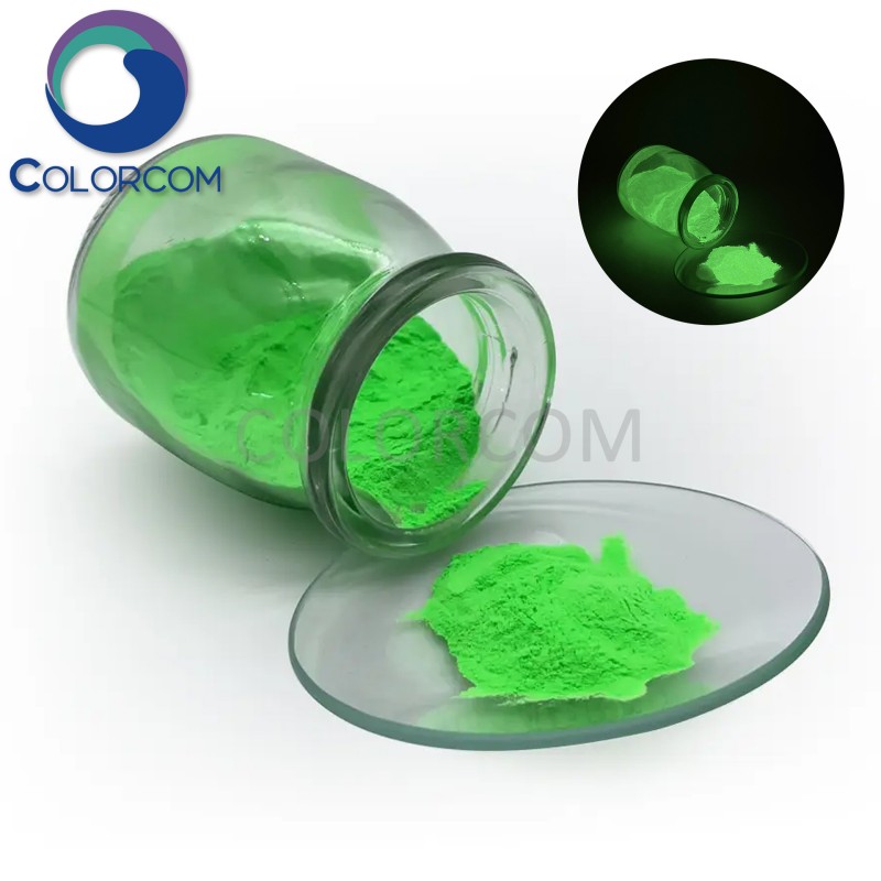 Colorful Green Strontium Aluminate Photoluminescent Pigment | Green Glow in Dark Powder | 12004-37-4