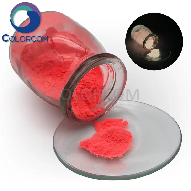 Colorful Red Strontium Aluminate Luminescent Pigment | Red Glow in Dark Powder Pigment| 12004-37-4