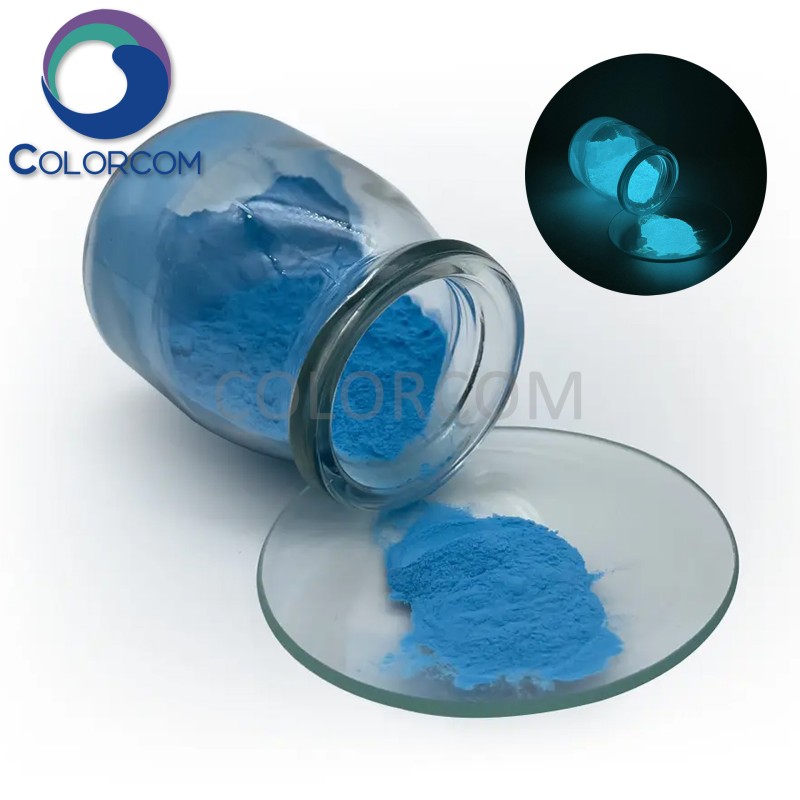 Colorful Blue Strontium Aluminate Photoluminescent Pigment | Blue Glow in Dark Powder | 12004-37-4