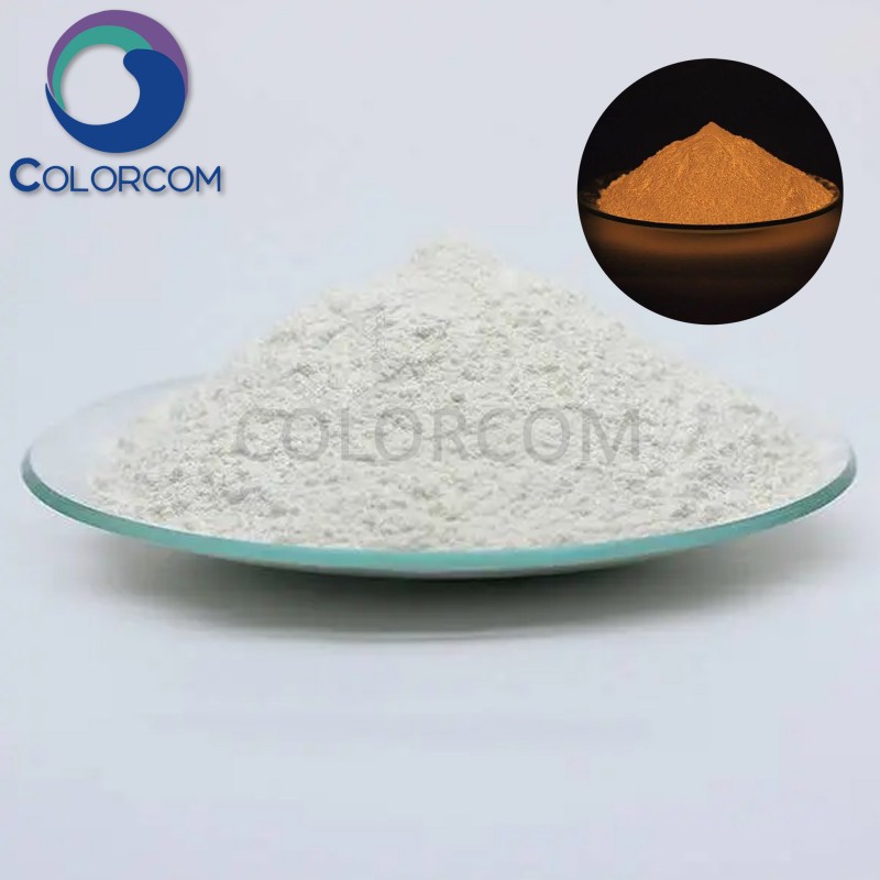 Orange Sulfide Based Photoluminescent Pigment for Cosmetic | Orange Glow in Dark Powder | 12004-37-4