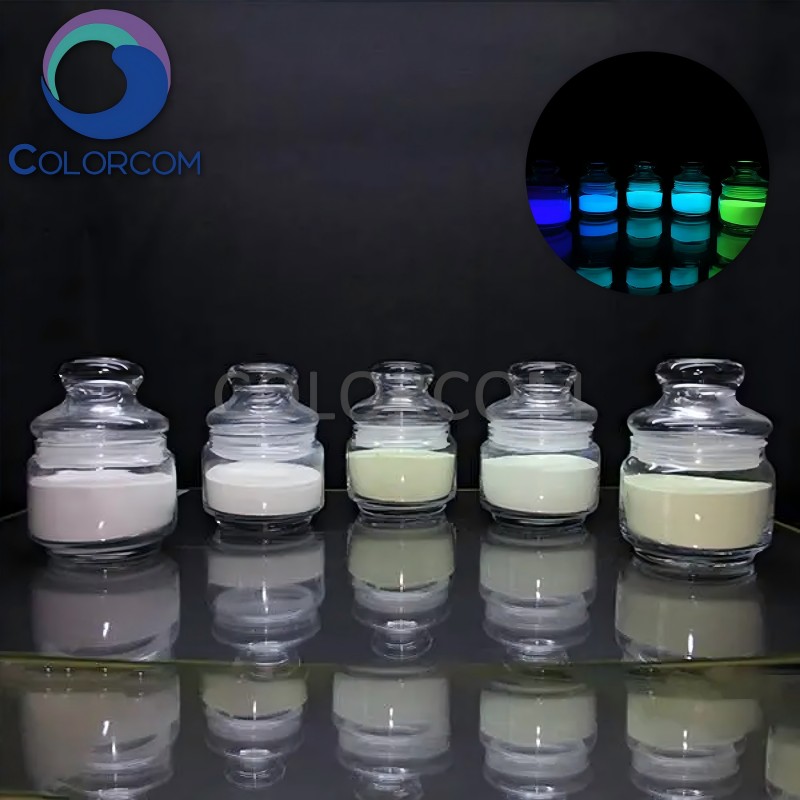 Waterproof Strontium Aluminate Photoluminescent Pigment | Yellow-Green Glow in Dark Powder | 12004-37-4