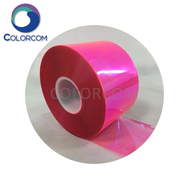 Iridescent Neon Red Glitter Film | Glitter Film | GLTRCCOM GLTRFilm F986