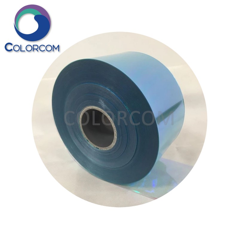 Iridescent Rainbow Sky Blue Glitter Film | Glitter Film | GLTRCCOM GLTRFilm F989