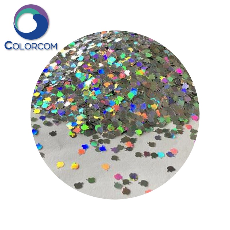 PET Eco-friendly Apple shape Glitter Powder | Glitter Powder | GLTRCCOM Glitter G0726