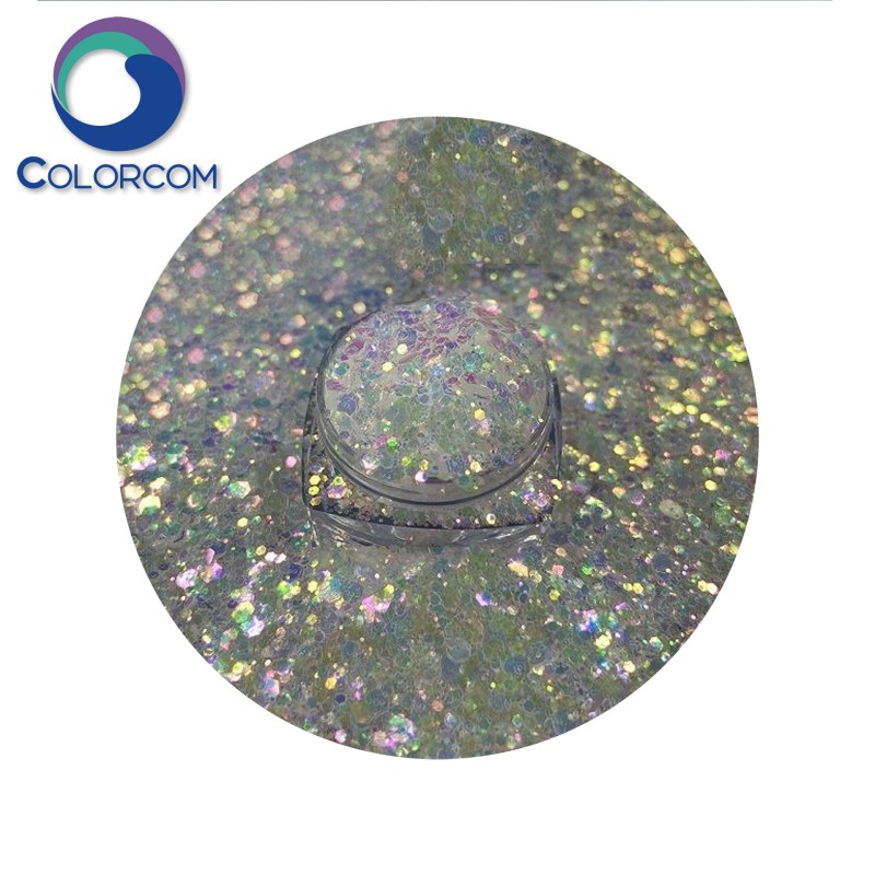 White Glitter Acrylic Powder | Glitter Powder | GLTRCCOM Glitter G0628