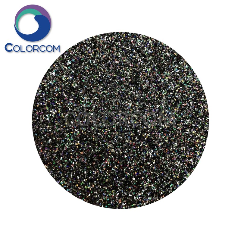 Holographic Black Glitter | Glitter Powder | GLTRCCOM Glitter G0747