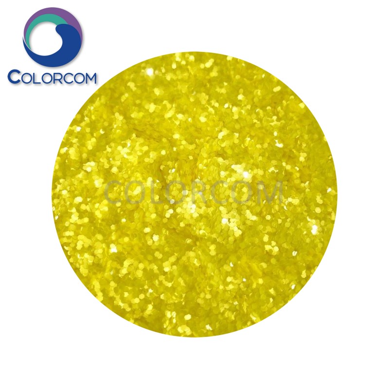 Fluorescent Yellow Glitter | Glitter Powder | GLTRCCOM Glitter G0684