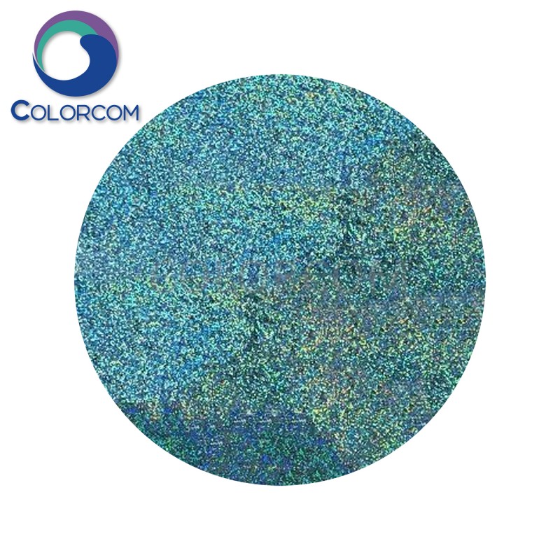 Solvent-resistance Holographic Light Blue Glitter | Solvent Resistance Glitter Powder | GLTRCCOM Glitter G0452