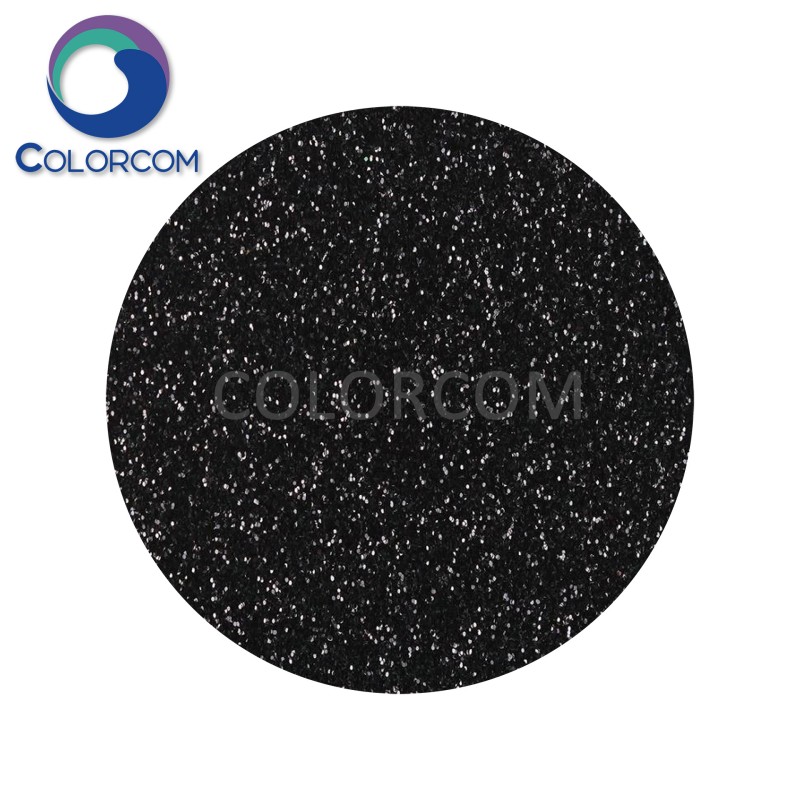 Polyester Black Glitter | Glitter Powder | GLTRCCOM Glitter G0851
