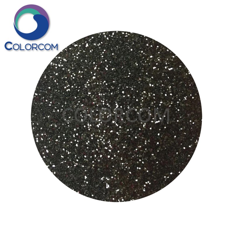 Solvent-resistance Black Glitter | Solvent Resistance Glitter Powder | GLTRCCOM Glitter G0447