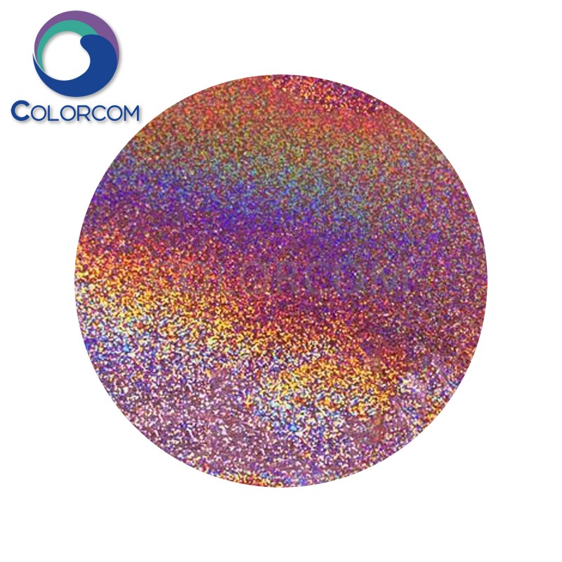Solvent-resistance Holographic Fuchsia Glitter | Solvent Resistance Glitter Powder | GLTRCCOM Glitter G0456