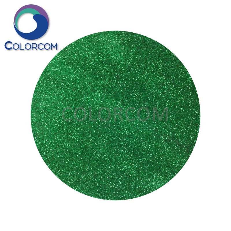 Solvent-resistance Green Glitter | Solvent Resistance Glitter Powder | GLTRCCOM Glitter G0441